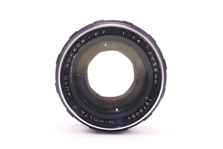 Minolta MC Auto Rokkor-PF 58mm f/1.4 переделка Canon EF