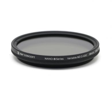 Светофильтр K&F Concept NANO-B Variable ND2-400 58mm