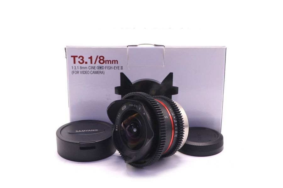 Samyang 8mm f/3.1 UMC Fish-eye II CINE для Fujifilm X в упаковке