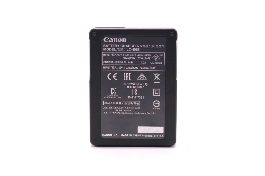 Зарядное устройство Canon LC-E6E в упаковке (Китай)
