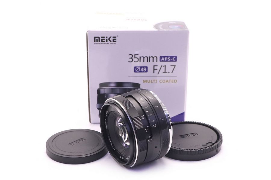 Meike 1.7/35mm Multi Coated для Sony E в упаковке