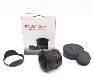 Samyang 12mm f/2.8 ED AS NCS Fisheye в упаковке