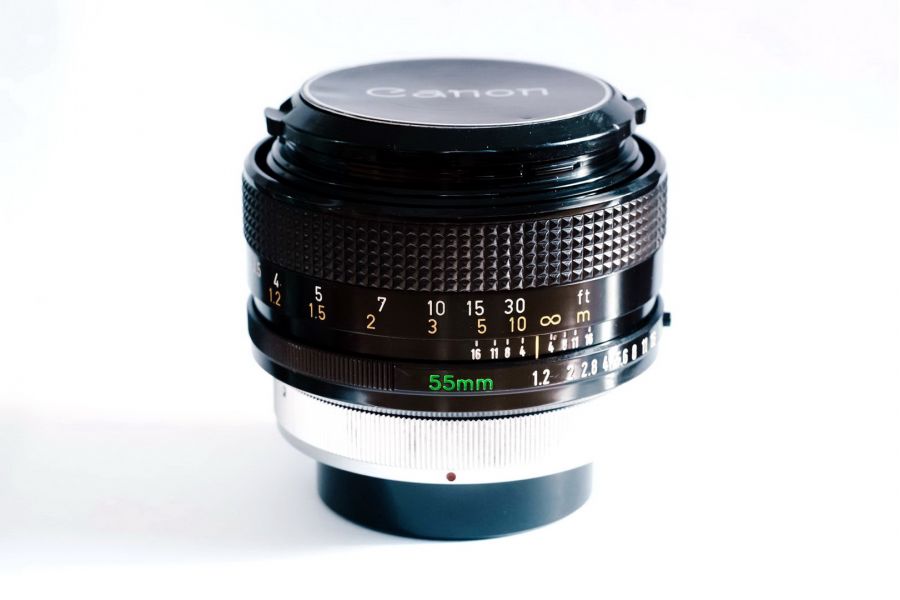 Canon FD 1,2/55 S.S.C. (Japan, 1977)