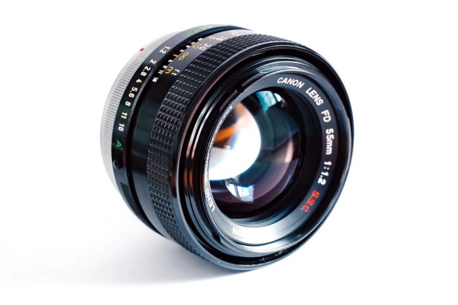 Canon FD 1,2/55 S.S.C. (Japan, 1977)