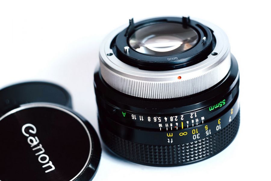 Canon FD 1,2/55 S.S.C. (Japan, 1977)