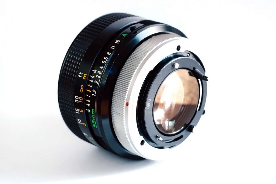 Canon FD 1,2/55 S.S.C. (Japan, 1977)