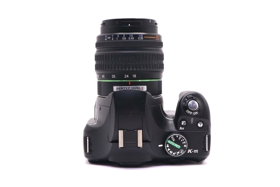 Pentax K-m kit (пробег 27850 кадров)