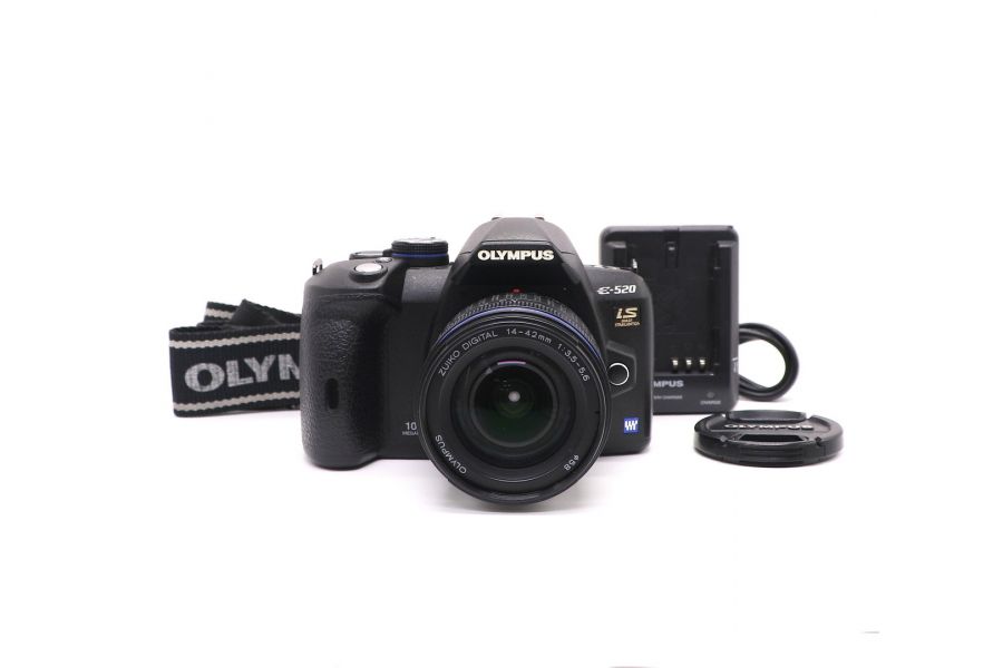 Olympus E-520 kit (пробег 15500 кадров)
