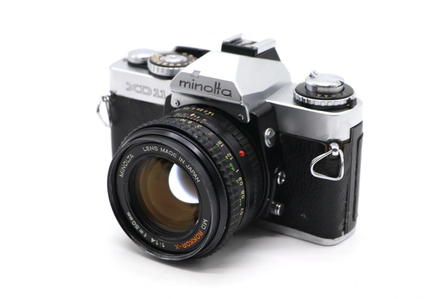 Minolta XD11 kit (Japan, 1977)