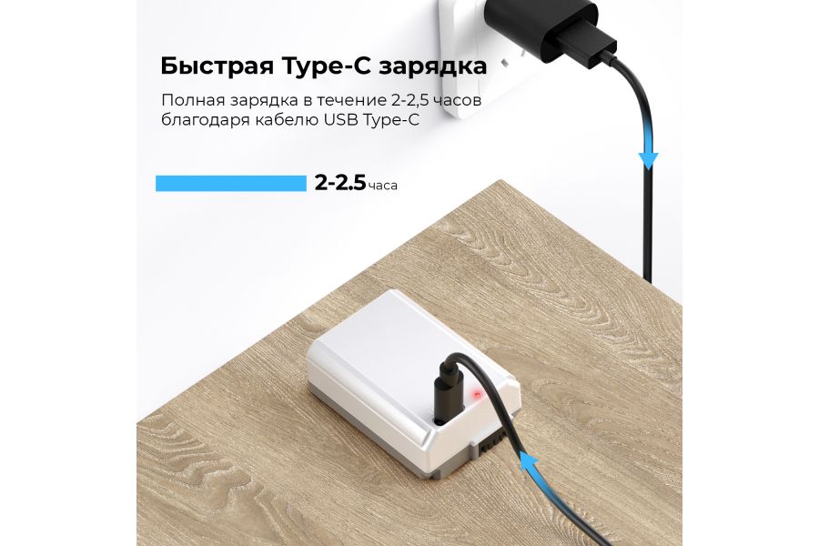 Аккумулятор NP-FW50 K&F Concept 1100mAh (Type-C)