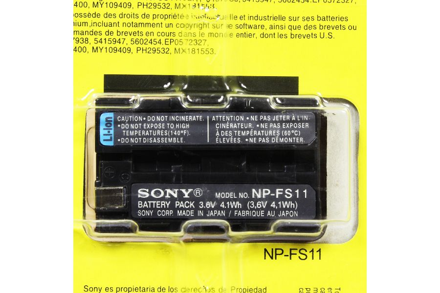 Аккумулятор Sony NP-FS11
