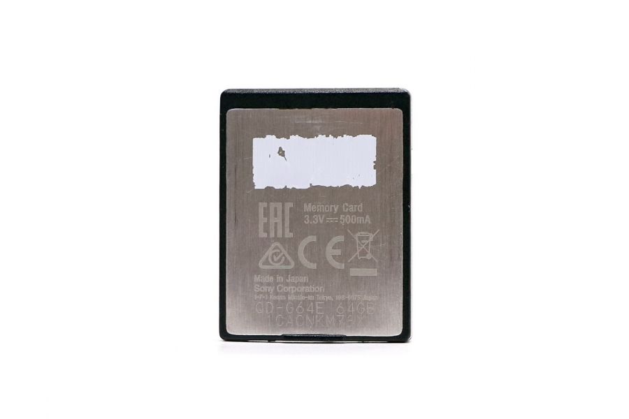 Карта памяти Sony QDG-64F XQD G 64GB (440/400 MB/s)