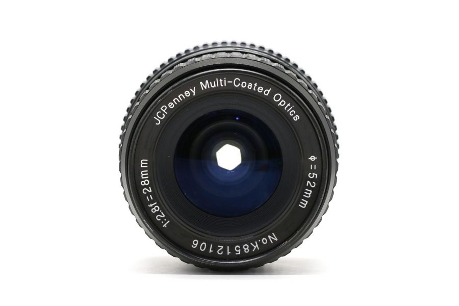 JCPenney 28mm f/2.8 Multi-Coated Optics Minolta MD
