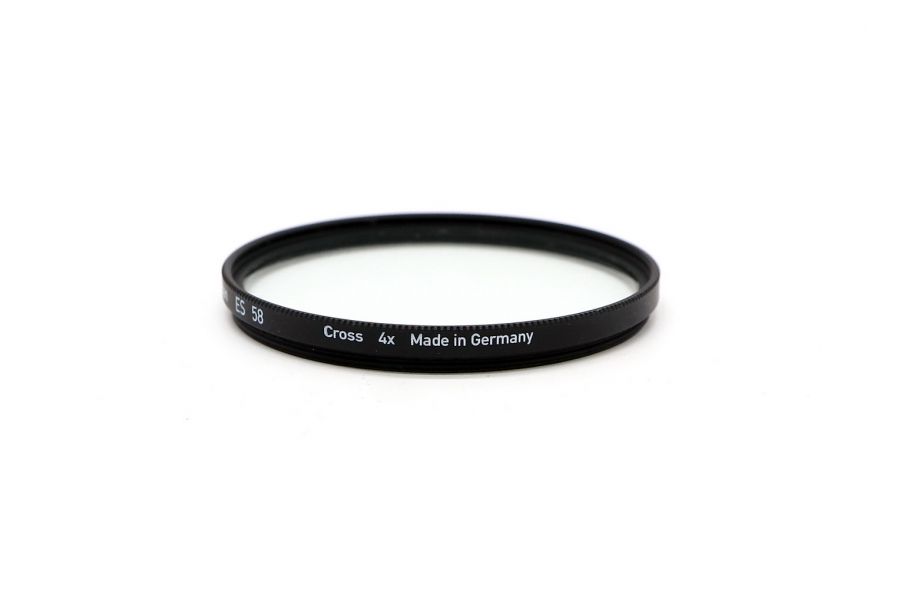 Светофильтр Heliopan ES 58 Cross 4x 58mm Germany