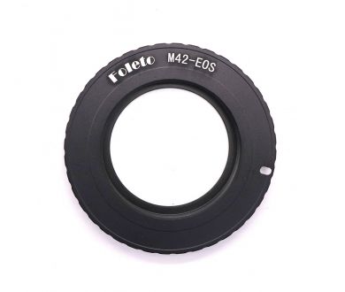 Купить Adapter M42 - Canon EOS Foleto black с чипом Adapter M42 - Canon EOS Foleto black с чипом