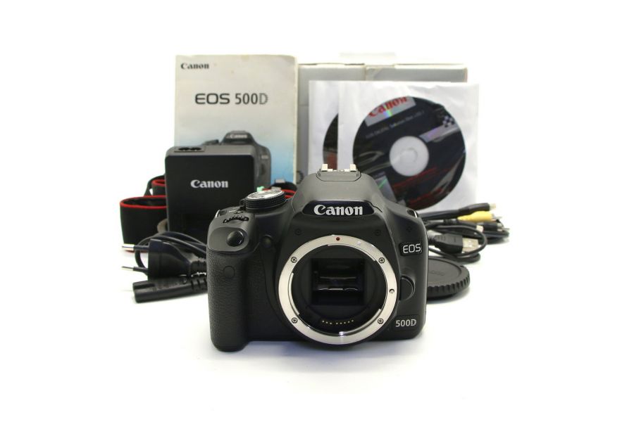 Canon EOS 500D body в упаковке (пробег 16400 кадров)