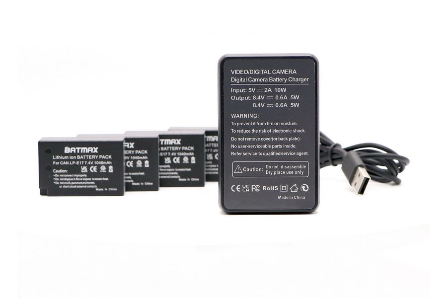 Комплект BATMAX LP-E17 для Canon