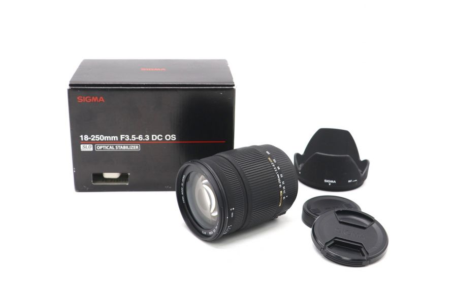 Sigma AF 18-250mm f/3.5-6.3 DC OS HSM for Sony A в упаковке