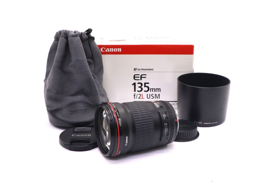 Canon EF 135mm f/2L USM в упаковке новый