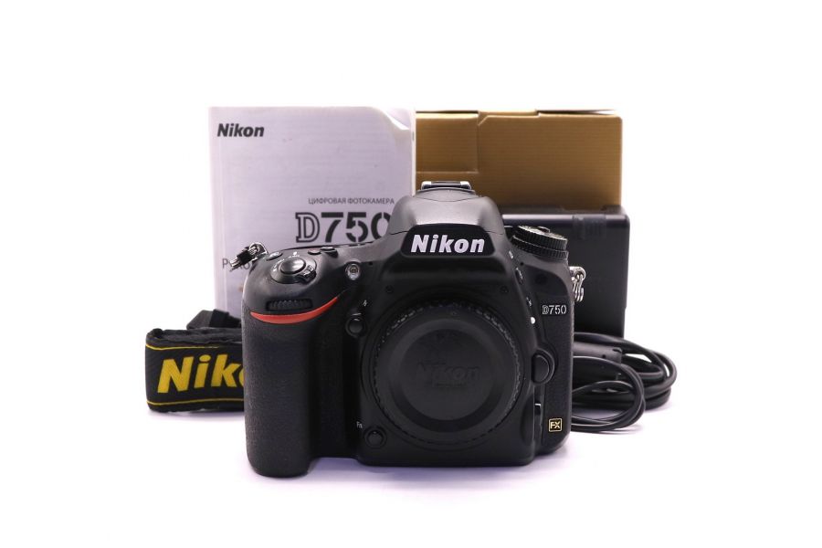 Nikon D750 body в упаковке (пробег 76070 кадров)