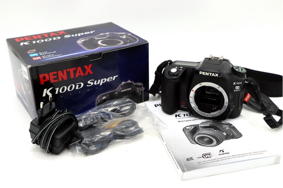 Pentax K100D Super body в упаковке