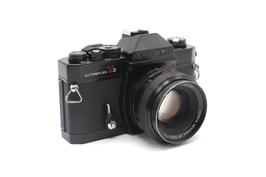 Konica Autoreflex T3 kit 50mm f/1.7 (Japan, 1973)
