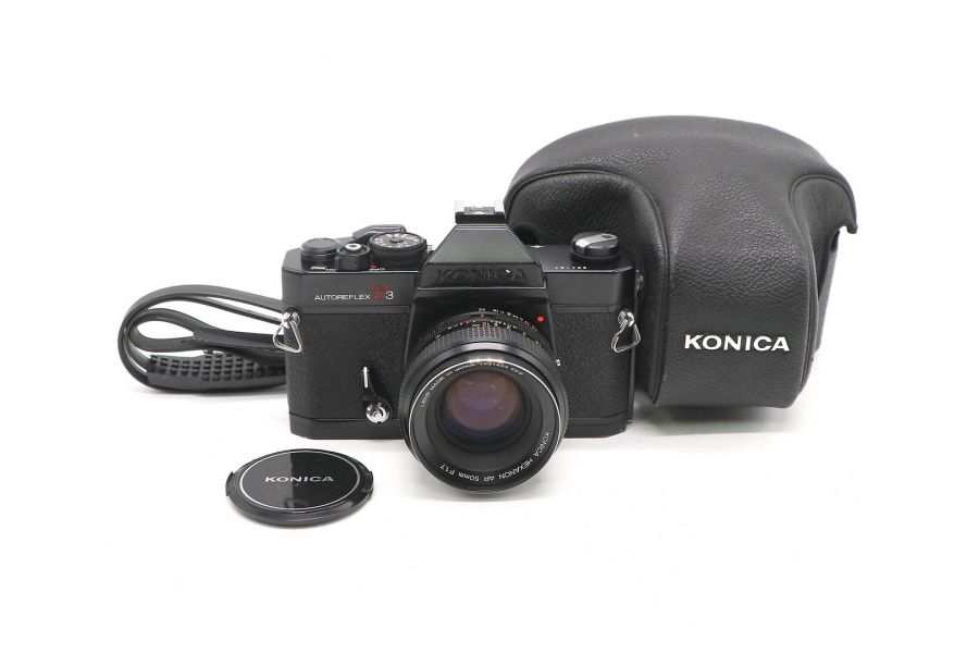 Konica Autoreflex T3 kit 50mm f/1.7 (Japan, 1973)