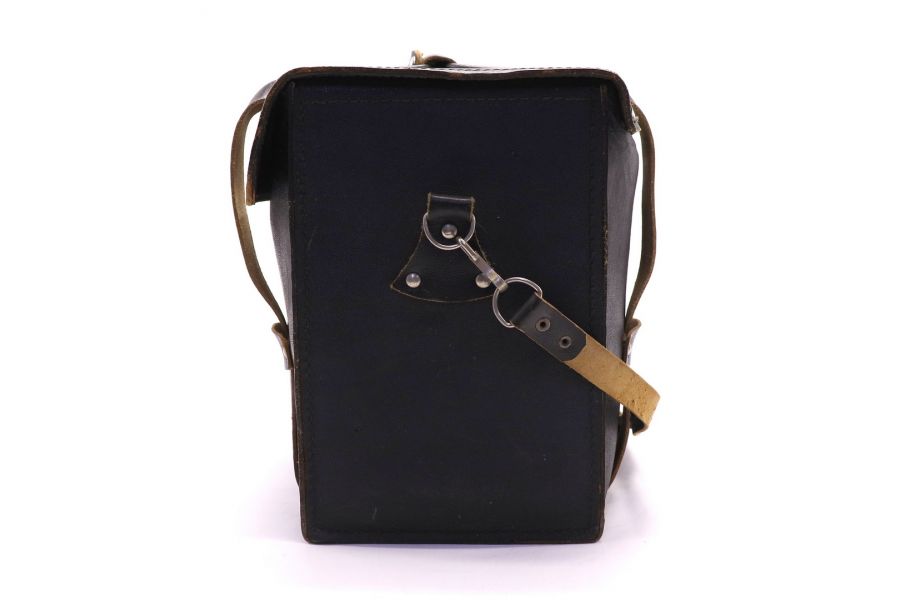 Кофр для фототехники СССР черный кожа