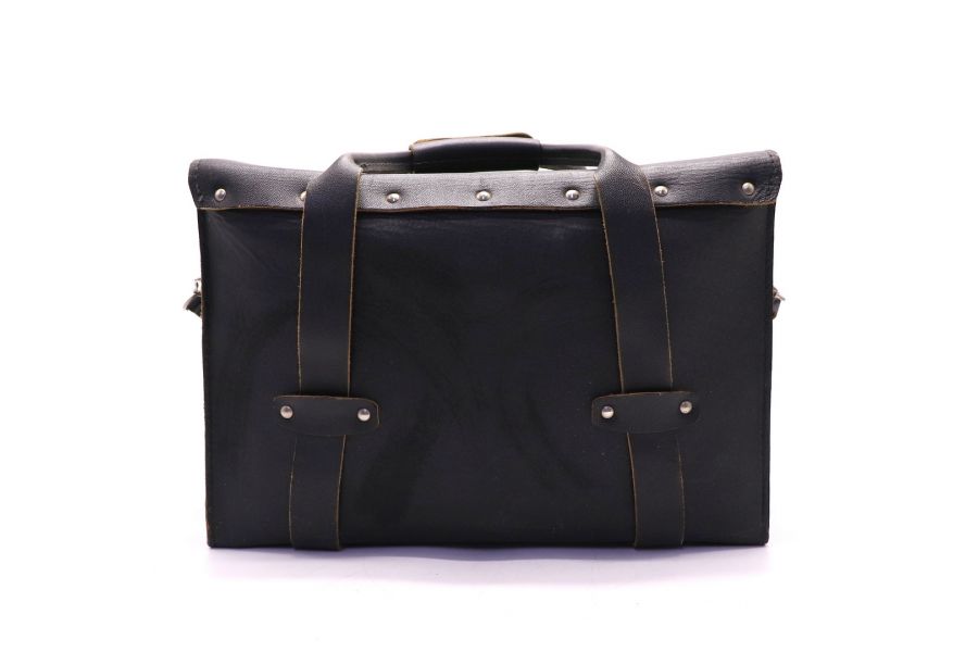 Кофр для фототехники СССР черный кожа