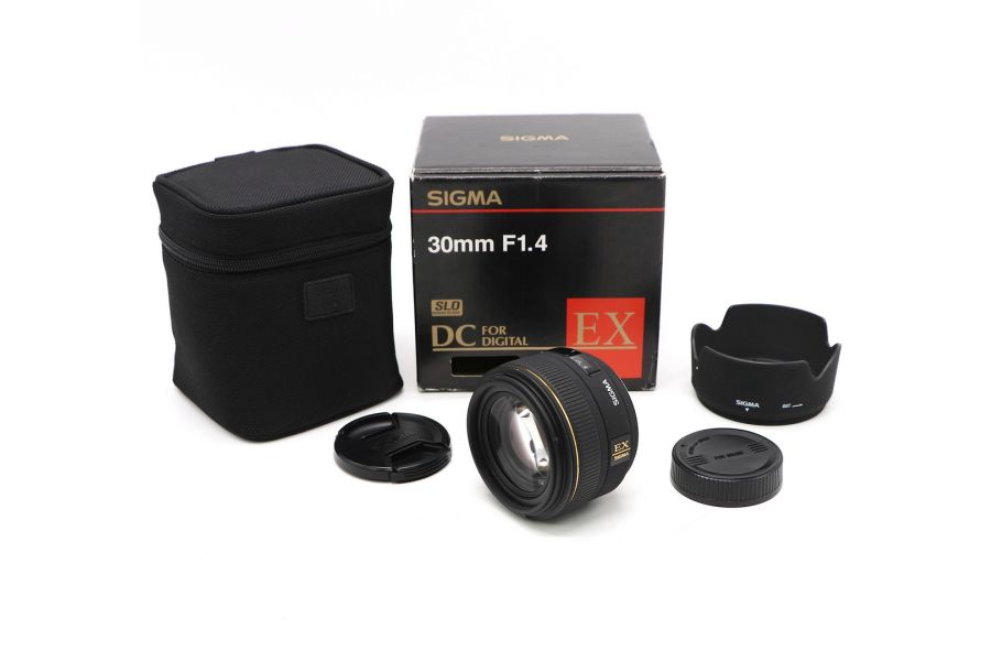 Sigma AF 30mm f/1.4 EX DC HSM for Nikon F в упаковке 