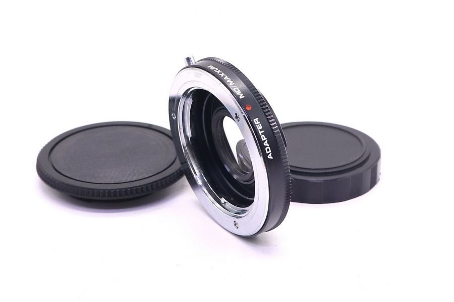 Adapter Minolta MD - Sony A с линзой в упаковке