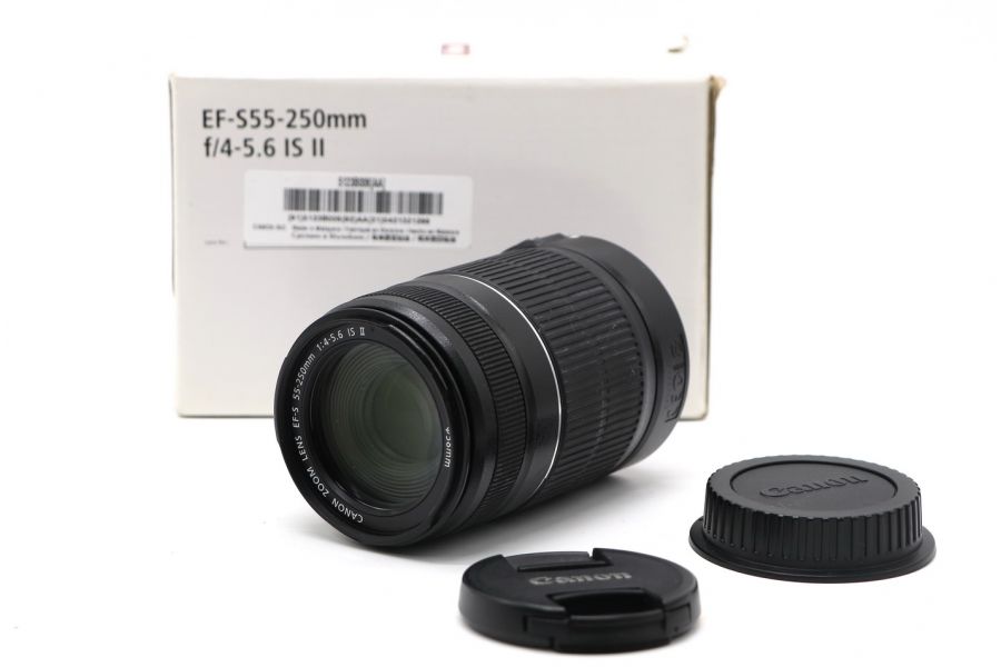 Canon EF-S 55-250mm f/4-5.6 IS II в упаковке