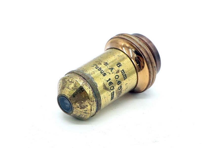 Объектив микроскопа Carl Zeiss Jena 8х0.65 Apochromat