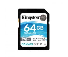 Карта памяти Kingston 64GB Canvas Go! Plus 170MB/s