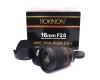 Rokinon 16mm f/2.0 ED AS UMC CS Samsung NX в упаковке