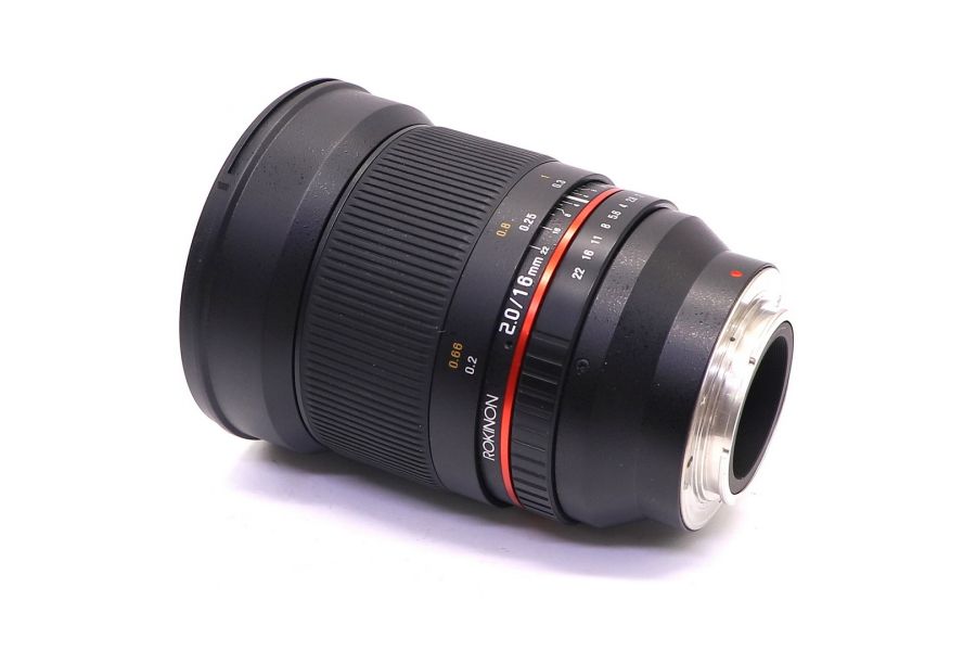 Rokinon 16mm f/2.0 ED AS UMC CS Samsung NX в упаковке