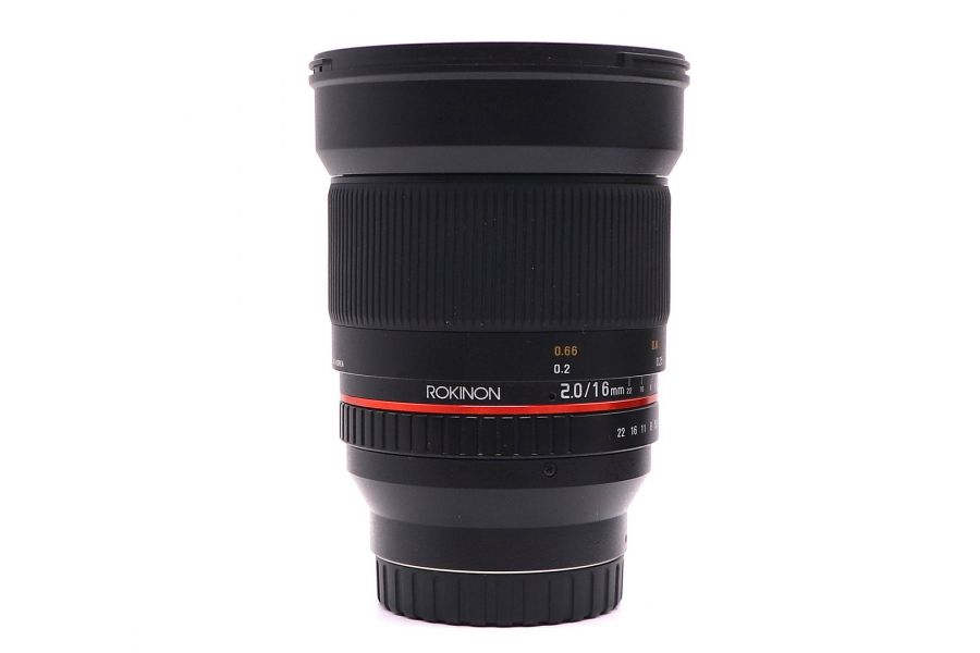 Rokinon 16mm f/2.0 ED AS UMC CS Samsung NX в упаковке