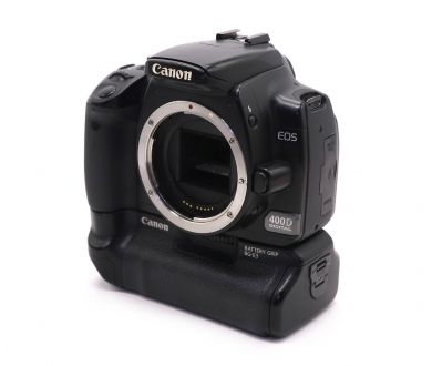 Canon EOS 400D body + батарейная ручка Canon BG-E3 неисправен