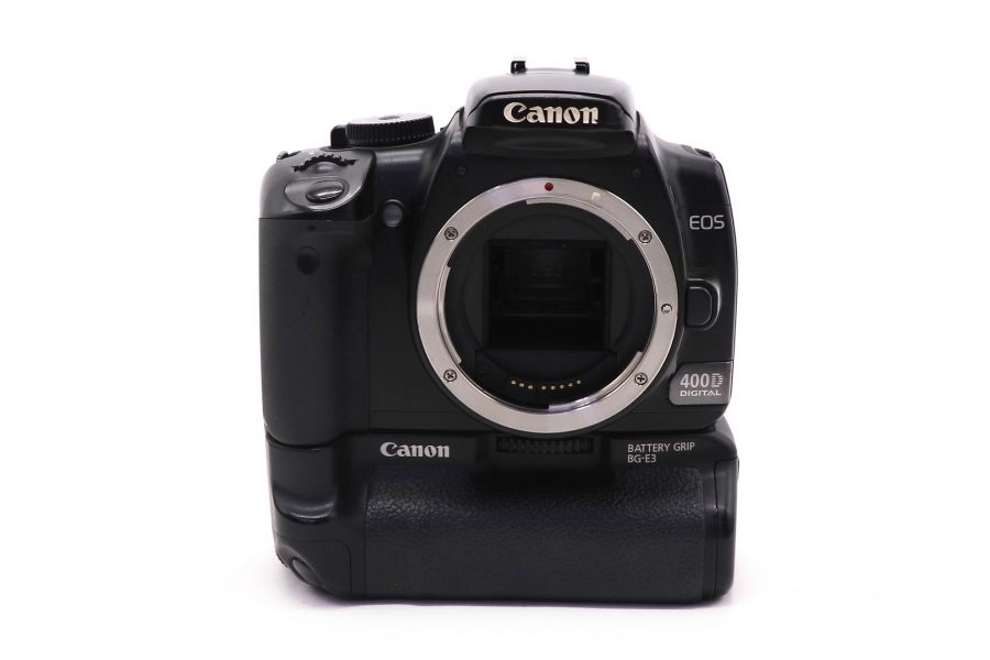 Canon EOS 400D body + батарейная ручка Canon BG-E3 неисправен