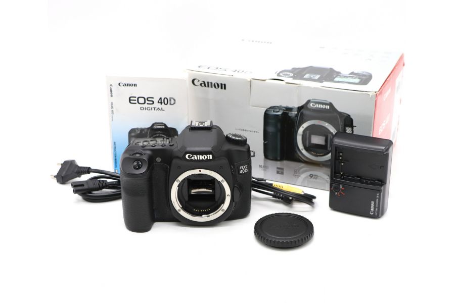 Canon EOS 40D body в упаковке (пробег 39130 кадров)