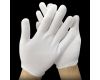Фото перчатки, белые, хлопок