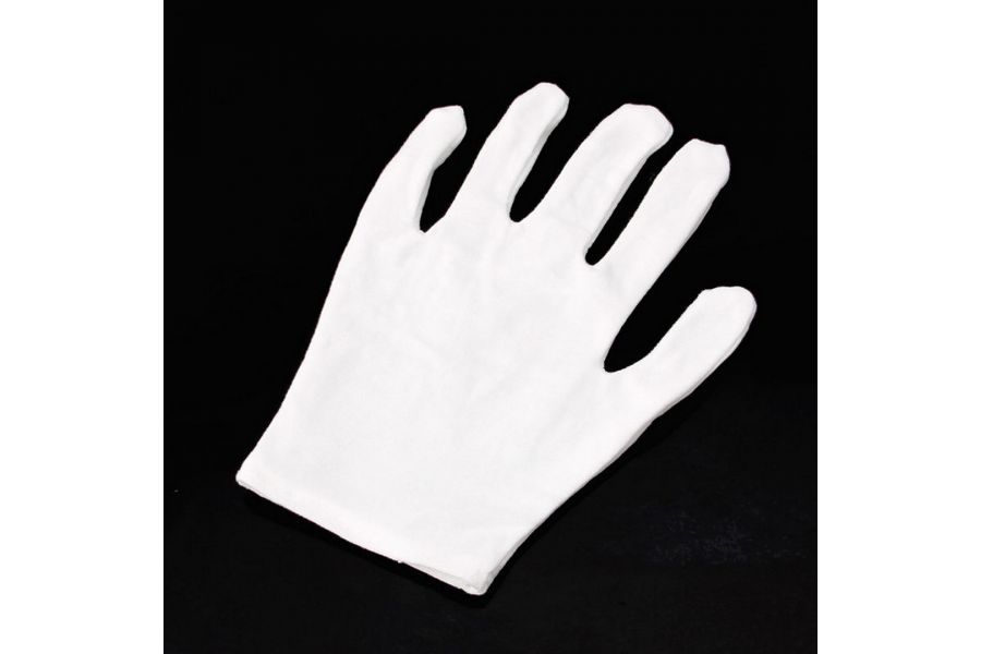 Фото перчатки, белые, хлопок