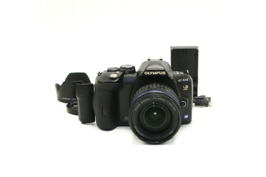 Olympus E-510 kit (пробег 44600 кадров)