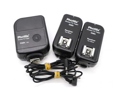 Комплект передатчик и 2 приемника Phottix Odin TTL для Nikon