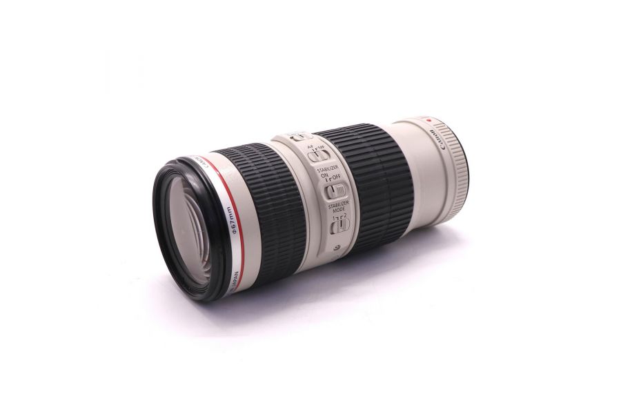 Объектив Canon EF 70-200mm f/4L IS USM в упаковке