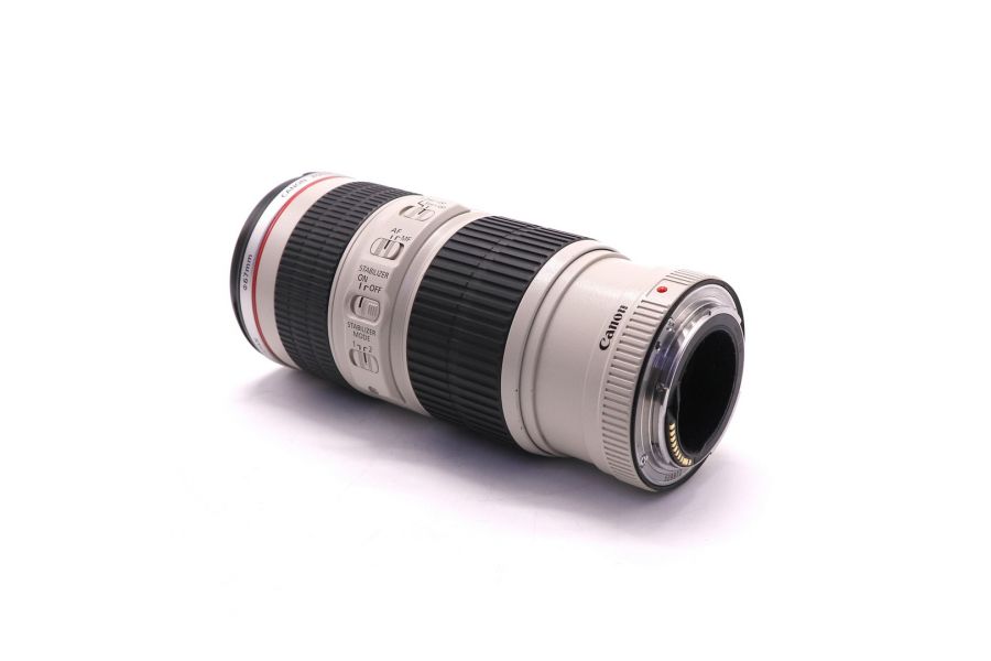 Объектив Canon EF 70-200mm f/4L IS USM в упаковке