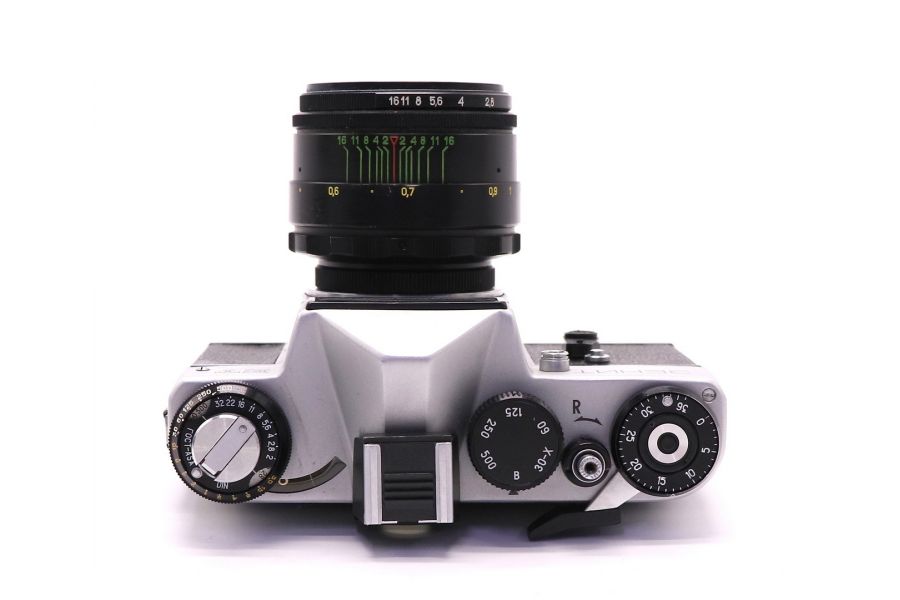 Зенит ЕТ silver + Гелиос 44-2 (СССР, 1987)