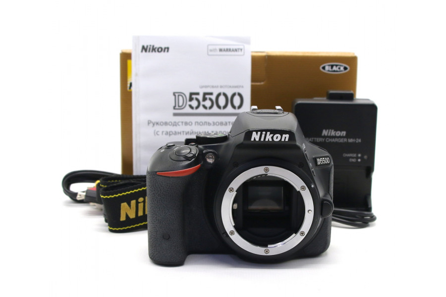 Nikon D5500 body в упаковке (пробег 16860 кадров)