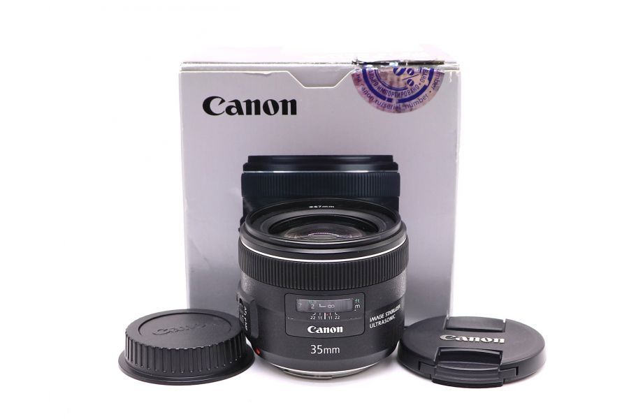 Canon EF 35mm f/2 IS USM в упаковке