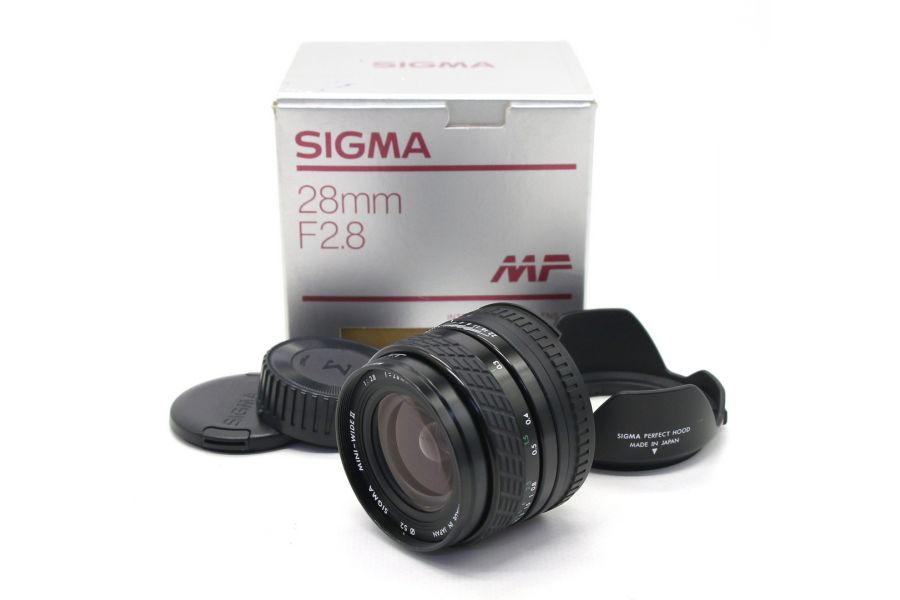 Sigma MF 28mm f/2.8 MINI-WIDE II MC в упаковке